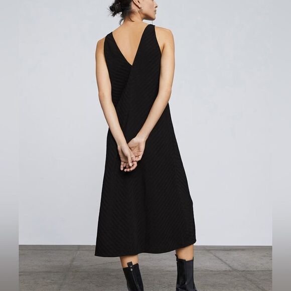 NWT Everlane The City Stripe Midi Dress Size 2 - Picture 3 of 6